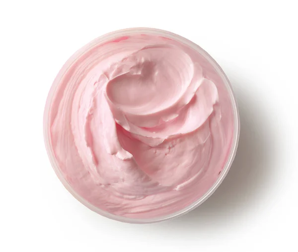 Roze cosmetische crème — Stockfoto