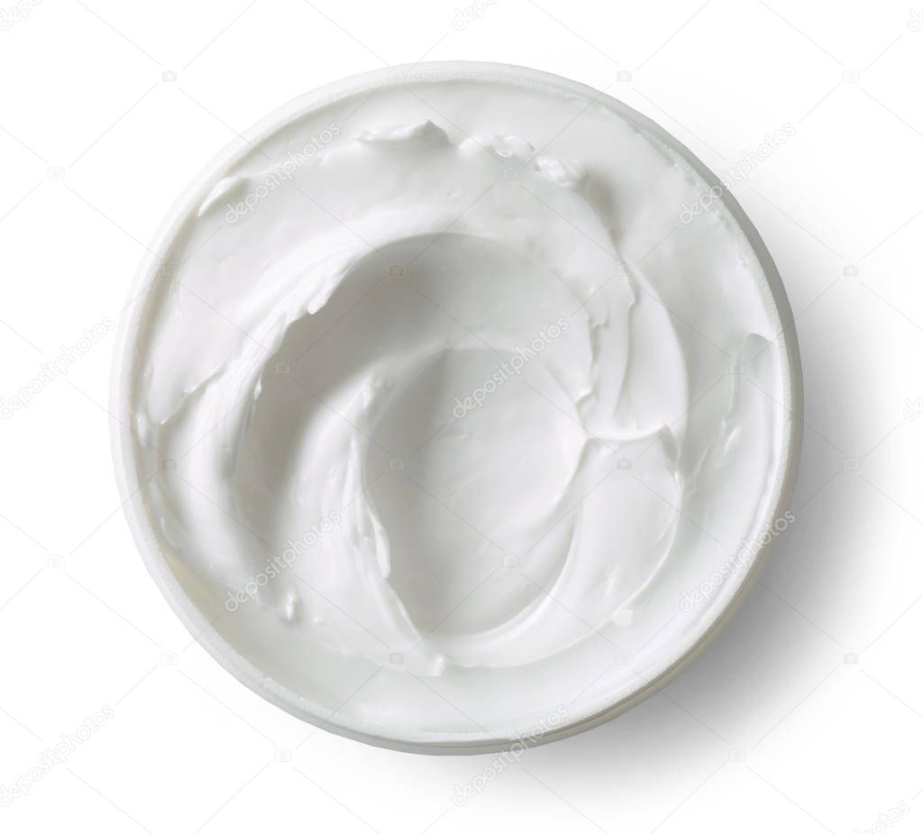 white cocmetic cream