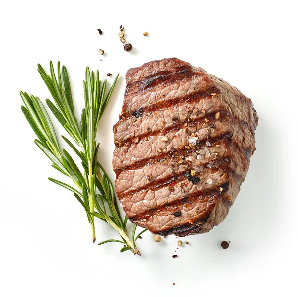 Grillezett steak és rozmaring — Stock Fotó