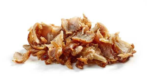 Hög med stekt kycklingkött — Stockfoto