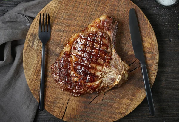 Grilled beef steak meat — Stock Photo, Image