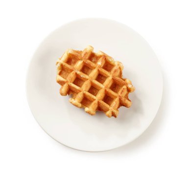 taze pişmiş Belçikalı Waffle