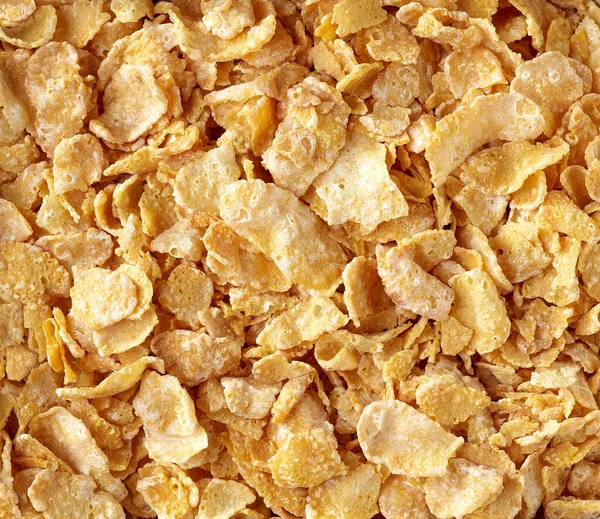 Sweet Breakfast Corn Flakes Background — Stock Photo, Image