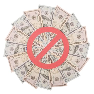 Para Mandala Kaleidoscope üzerinde para kavramı.