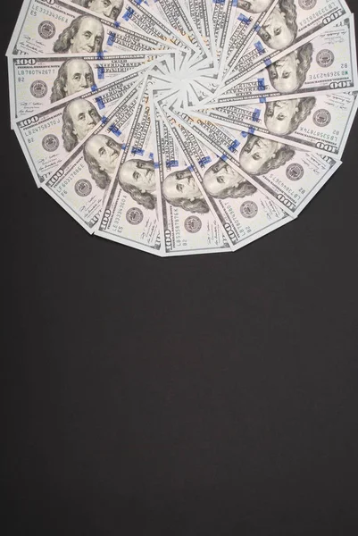 Mandala Kalejdoskop från pengar. Abstrakta pengar bakgrund raster mönster upprepa mandala cirkel. — Stockfoto