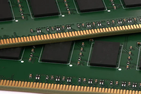 Chip di memoria del computer — Foto Stock