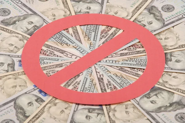 No money concept on mandala kaleidoscope from money.