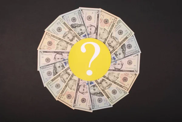 Para Mandala Kaleidoscope soru işareti.