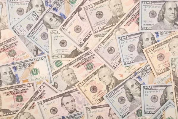 Contexte des billets en dollars . — Photo
