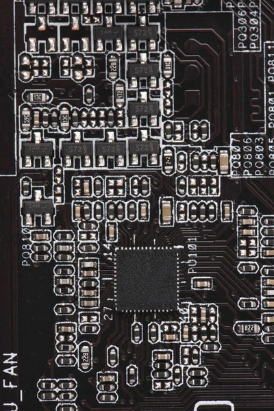 Computer electronic circuit. — Stock Photo, Image