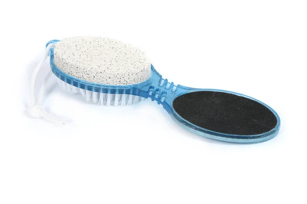 Blue bath brush — Stock Photo, Image