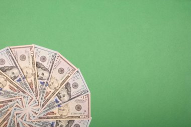 Mandala kaleydoskop para üzerinden. Soyut para arka plan tarama deseni tekrar mandala daire.