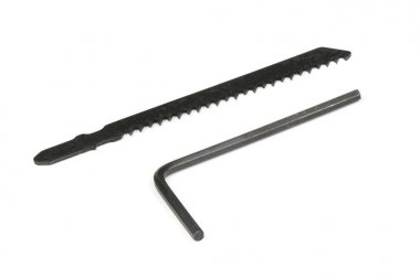 Beyaz üzerine izole edilmiş fret