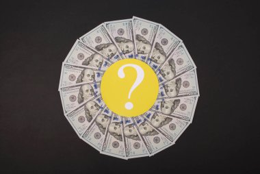 Para Mandala Kaleidoscope soru işareti.