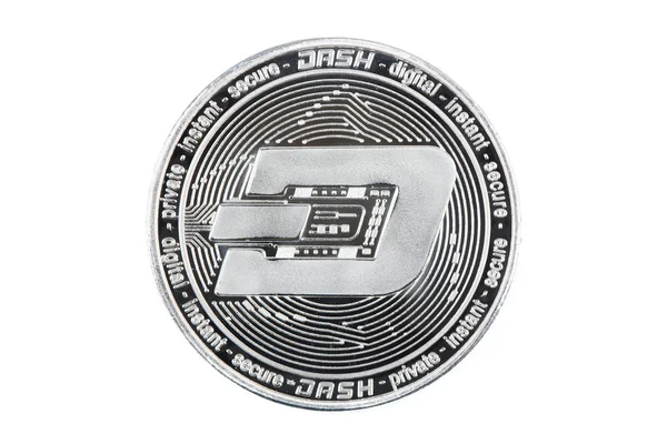 Monnaie crypto argent — Photo