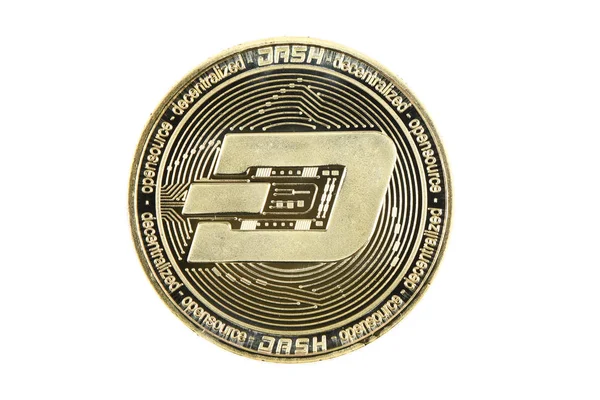 Monnaie crypto dorée — Photo