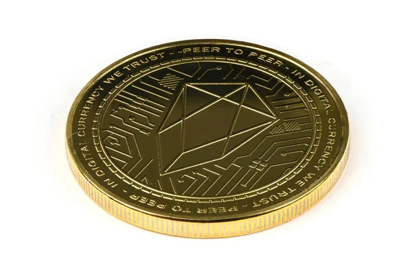 Monnaie crypto dorée — Photo