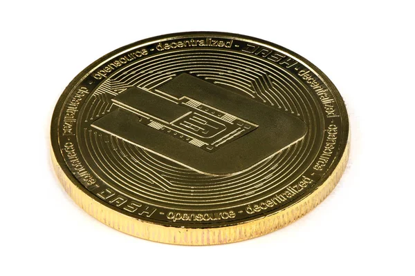 Monnaie crypto dorée — Photo