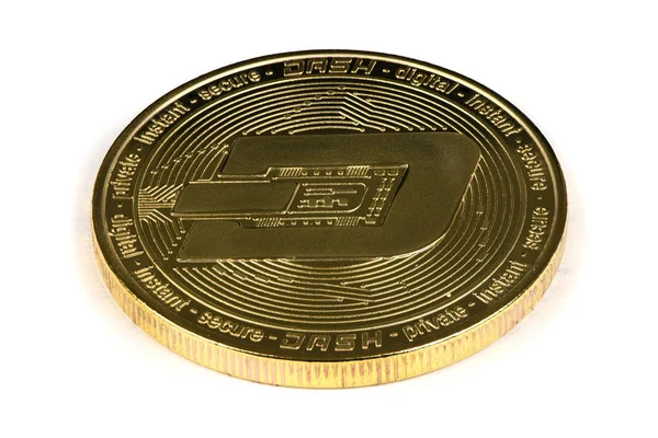 Monnaie crypto dorée — Photo