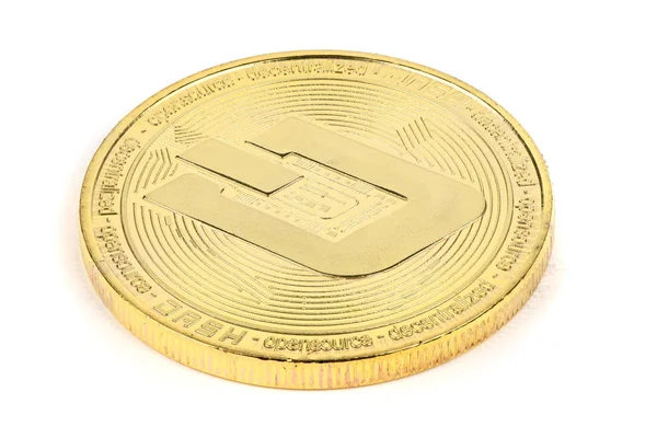 Monnaie crypto dorée — Photo