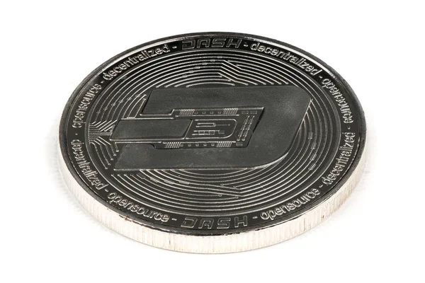 Monnaie crypto argent — Photo