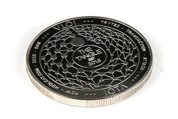 Ezüst kripto valuta — Stock Fotó