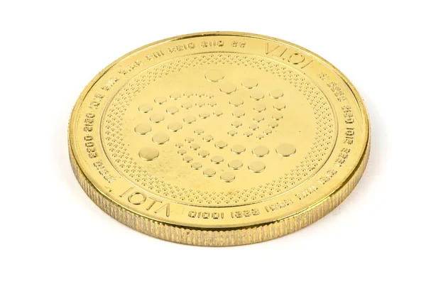 Valuta cripto dorata — Foto Stock