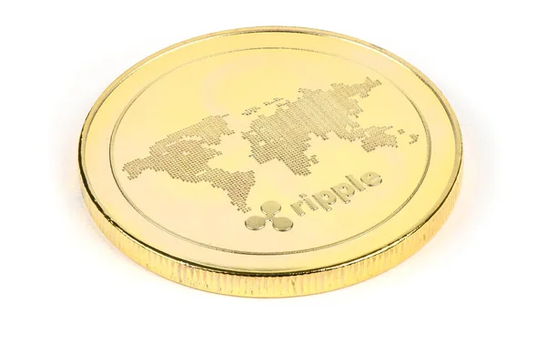 Golden crypto currency — Stock Photo, Image