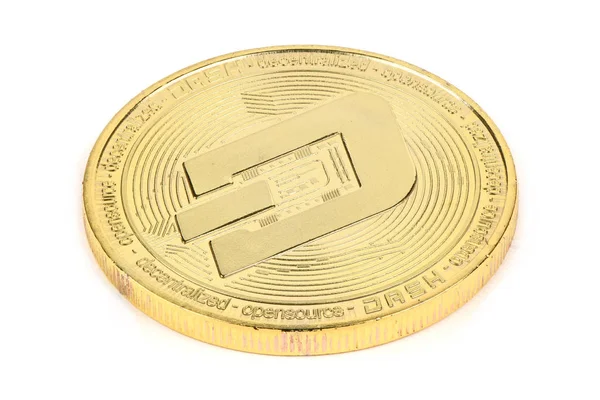 Monnaie crypto dorée — Photo