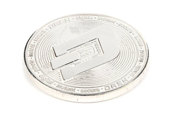 Monnaie crypto argent — Photo