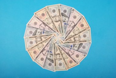 Yeşil üzerinde soyut para arka plan raster desen tekrar daire