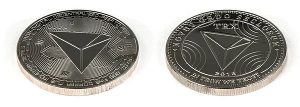 Monnaie crypto argent — Photo