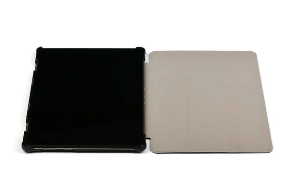 Dispositivo Móvel Tablet Isolado Fundo Branco Foto Alta Resolução Profundidade — Fotografia de Stock