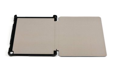 Tablet için dosya beyaz arkaplanda izole edildi. Yüksek çözünürlüklü. Tam alan derinliği.