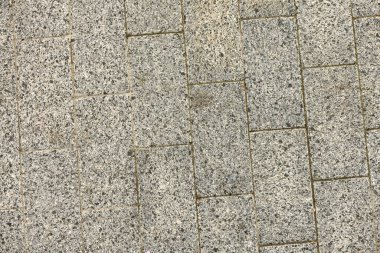 Soyut arka plan - gri asfalt levhalar. Döşeme döşemeleri. Yüksek çözünürlüklü fotoğraf.