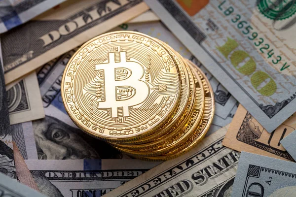 Elektronik kripto para, altın bitcoin dolar 