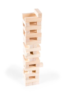 Beyaz bir arka plan üzerinde izole Kulesi