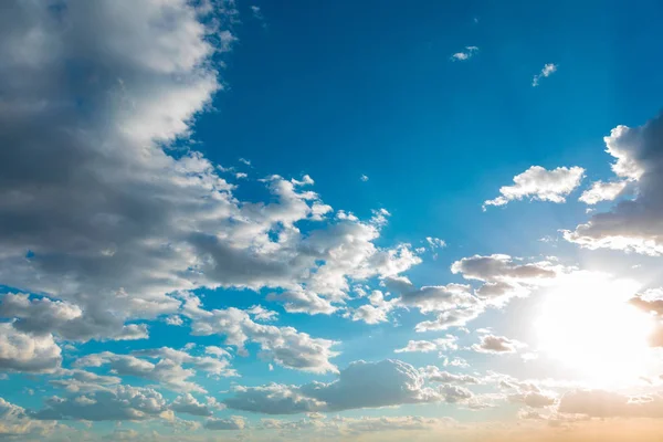 Lucht Wolken Lucht Met Wolken Zon — Stockfoto