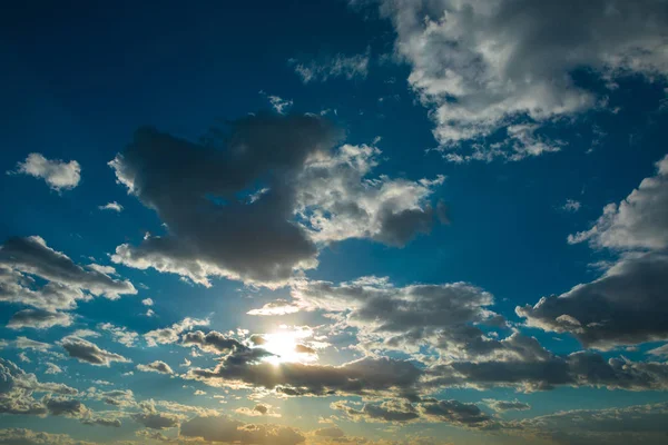 Obloha Mraky Obloha Mraky Sluncem — Stock fotografie