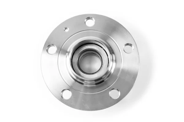 Wheel hub bearing auto parts isolated on white background — Stock Photo, Image
