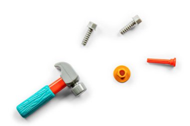 beyaz arka plan üzerinde çocuk araçları