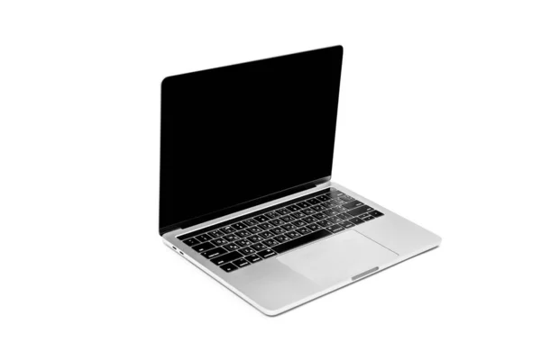 Сучасний Ноутбук Ізольований Білому Тлі — стокове фото
