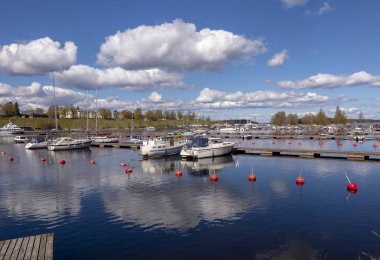 Lappeenranta 'daki Saimaa Gölü. Finlandiya