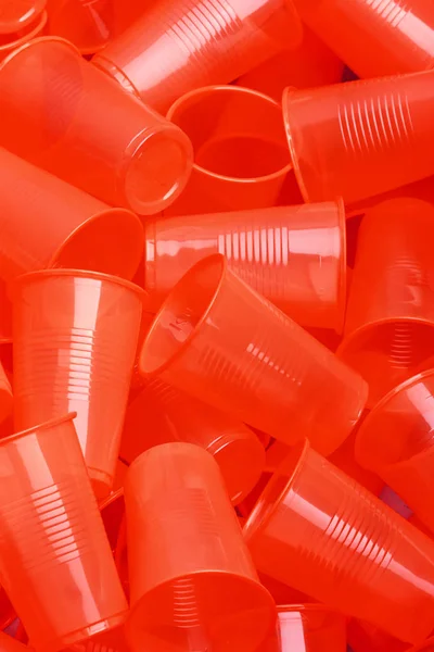 Plastmugg Närbild Miljöproblem Koncept — Stockfoto