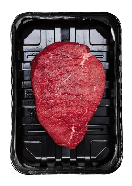 Friss, nyers hús csomag — Stock Fotó