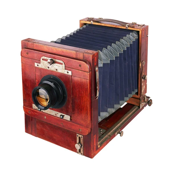 Old camera vintage on white — Stock Photo, Image