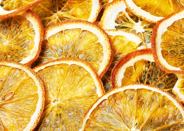 Dried Orange Slices Close Background — Stock Photo, Image