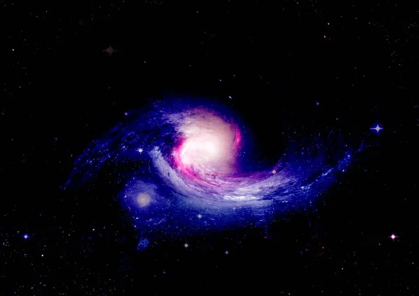 Uzak Bir Galaksideki Yıldızlar Toz Gaz Bulutsusu Görüntünün Unsurları Nasa — Stok fotoğraf