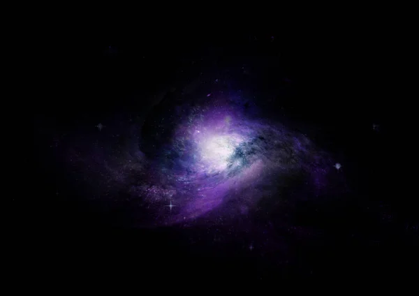 Зірки Пил Газові Туманності Далекій Галактиці Елементи Цього Зображення Мебльовані — стокове фото