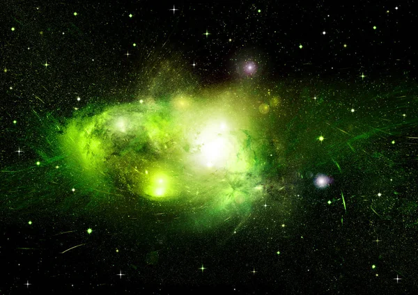 Estrelas Poeira Nebulosa Gasosa Numa Galáxia Distante Elementos Desta Imagem Imagens Royalty-Free